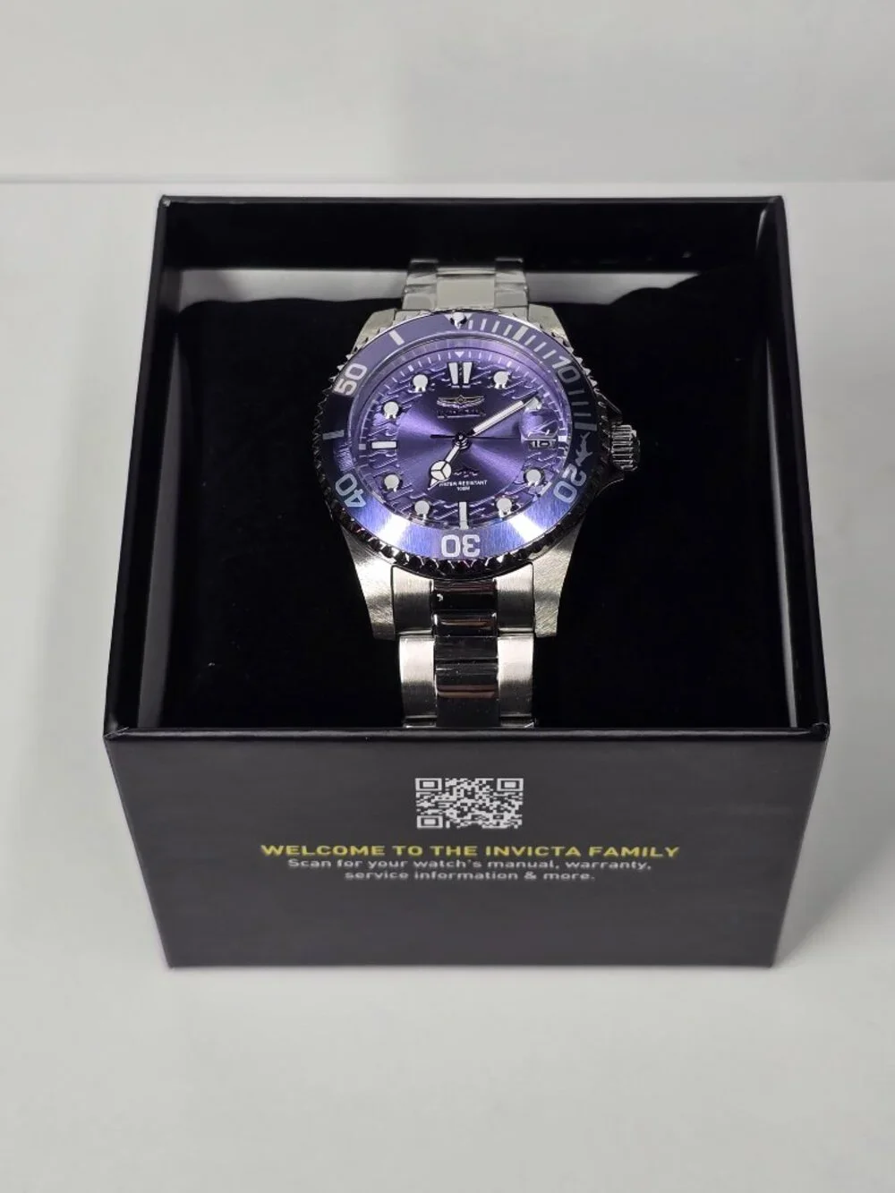 Invicta Pro Diver Women's Watch - 34mm, Steel, Purple (50917)